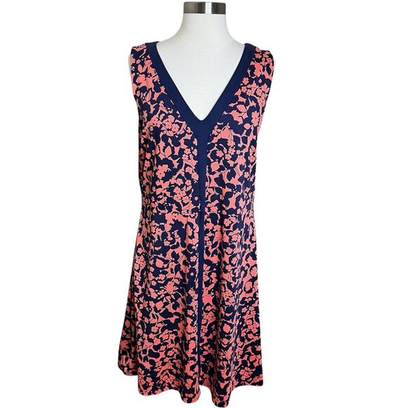 Title Nine Athletic Dress Womens XL Hillary Fleur Coral Reef V Neck Sleeveless - Picture 1 of 9